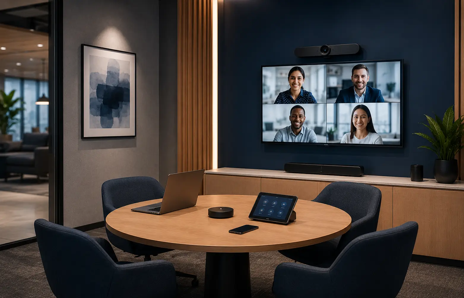 Unified communications huddle room